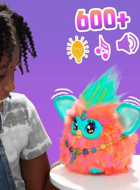 Peluche Furby Coral-5