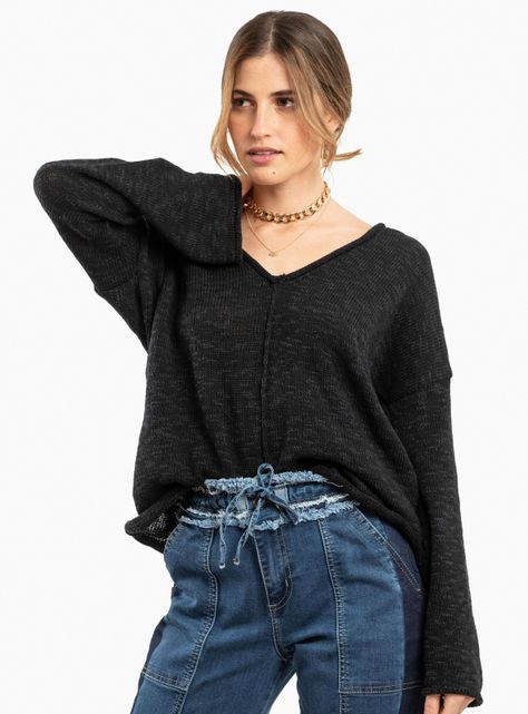 Chaleco Lolita Pocket Cuello V Negro-0
