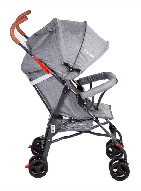 Coche Paragua Fun Gris Bebesit-1