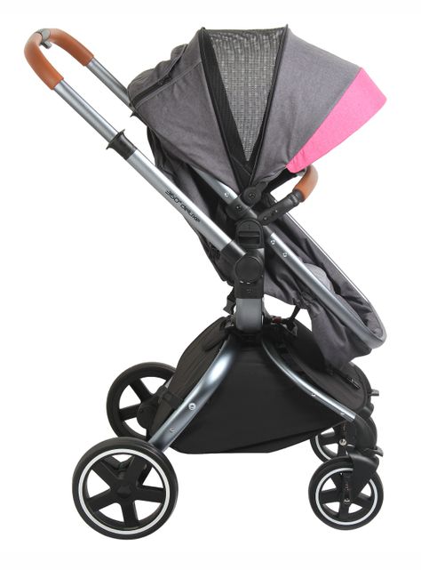 Coche Travel System Deluxe 360° Rosado Bebesit-2