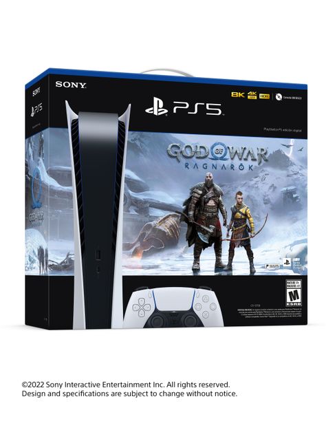 Consola PS5 Digital + Juego God of War Ragnarok-2