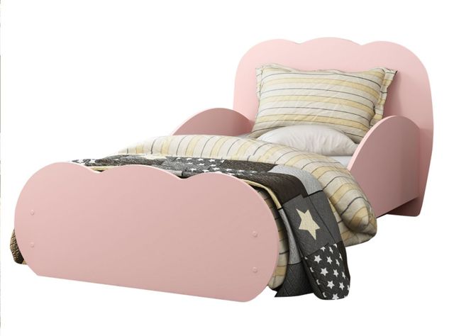 Mini Cama Rosada Cloud Kidscool-0
