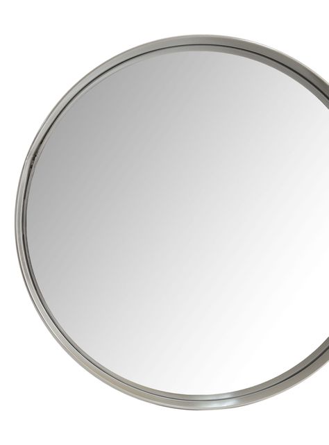 Espejo Silver Redondo Metálico 50 cm-1