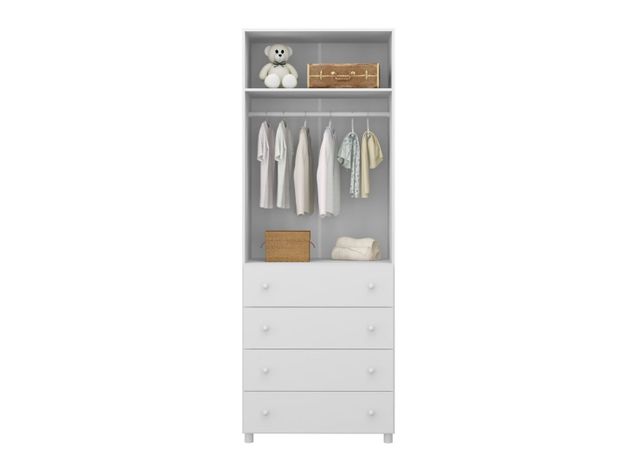 Ropero Infantil Blanco Kidscool-1