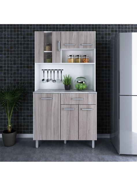 Mueble de Cocina CZ 6 Puertas 1 Cajón-3