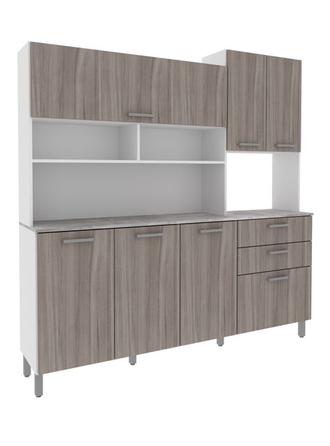 Mueble Cocina CZ 6 Puertas 3 Cajones-0