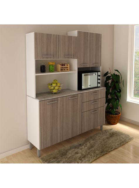 Mueble de Cocina CZ 6 Puertas 3 Cajones-3