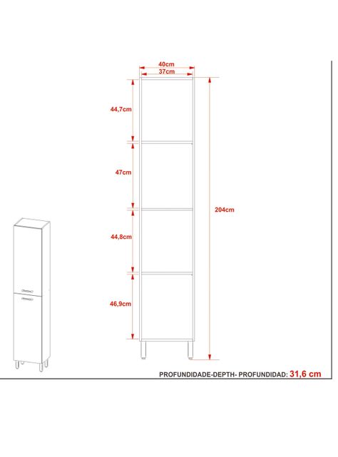 Despensa Multiuso 2 Puertas-1