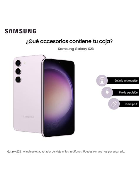Smartphone Galaxy S23 128GB 6.1" Lavender Liberado-5