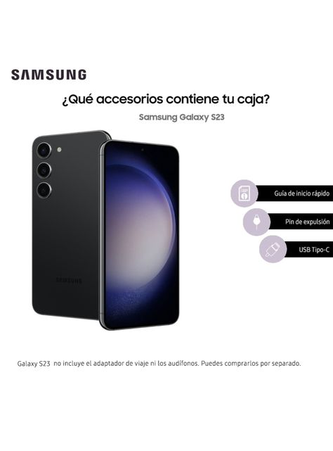 Smartphone Galaxy S23 256GB 6.1" Phantom Black Liberado-5