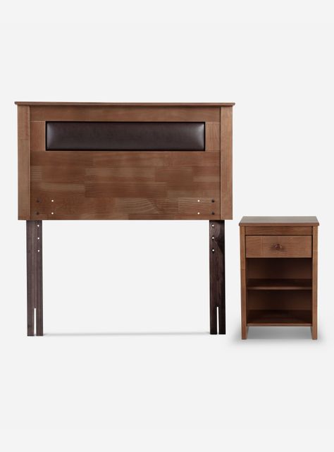 Cama Europea Ergo T 1.5 Plazas + Set de Muebles Ferrara + Almohada-2