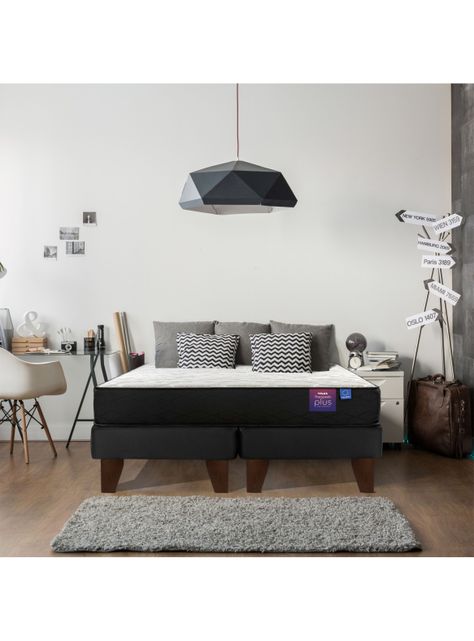 Diván Therapedic Plus 1.5 Plazas+ Set Muebles Arezzo-5