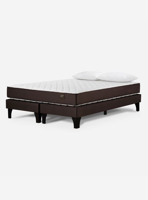 Cama Europea Ergo T Base Dividida 2 Plazas + Almohada-0