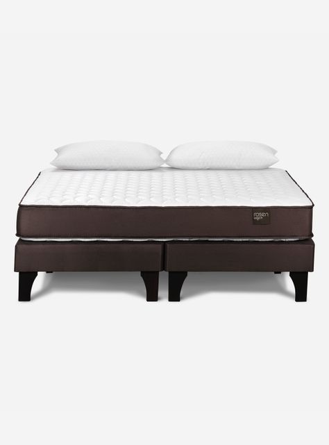 Cama Europea Ergo T Base Dividida 2 Plazas + Almohada-1