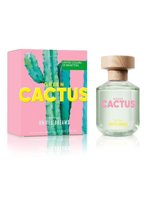 Perfume United Dreams Green Cactus EDT Mujer 80 ml-1