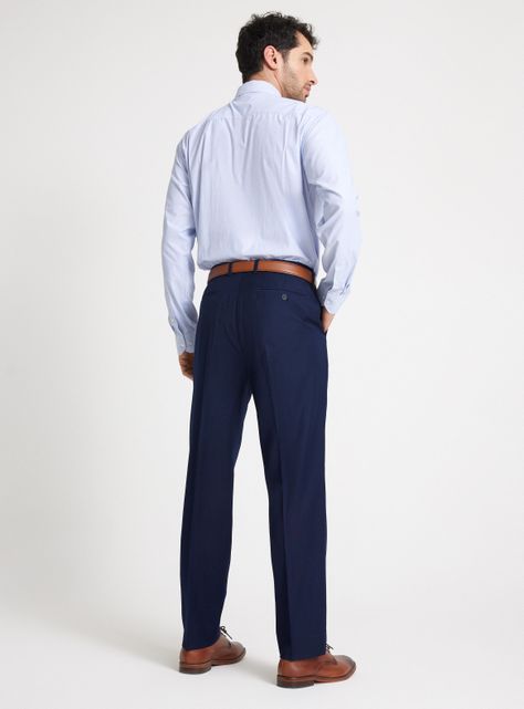 Pantalón de Vestir Clásico Liso Colores-5