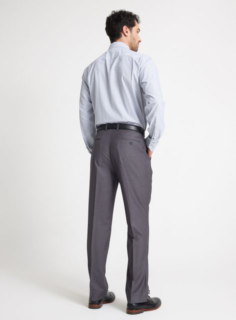 Pantalón de Vestir Liso Color-5