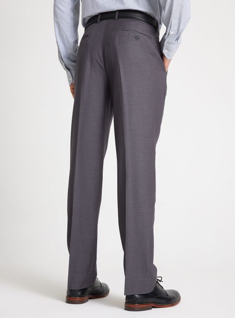 Pantalón de Vestir Liso Color-1