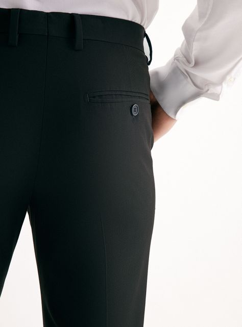 Pantalón de Vestir Lana-3