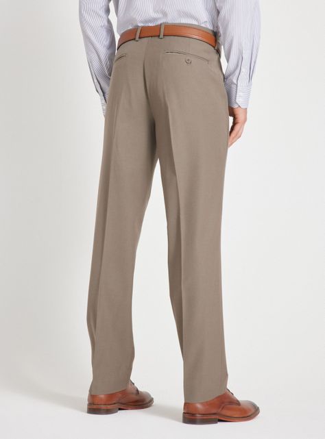 Pantalón de Vestir Lana Poliéster Regular Fit-1