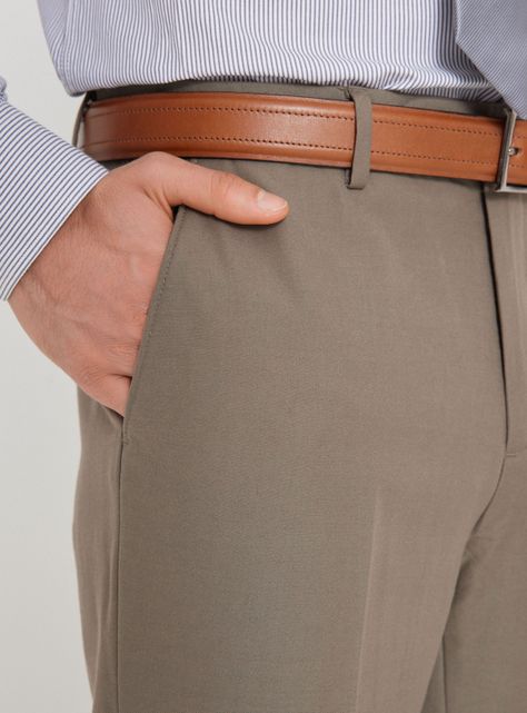 Pantalón de Vestir Lana Poliéster Regular Fit-2