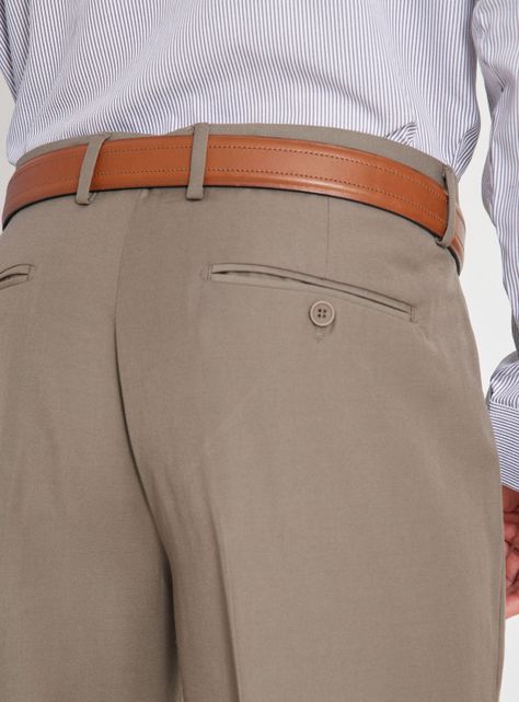 Pantalón de Vestir Lana Poliéster Regular Fit-3