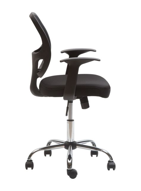 Silla One Sit de Escritorio Genova Reclinable Negro-4