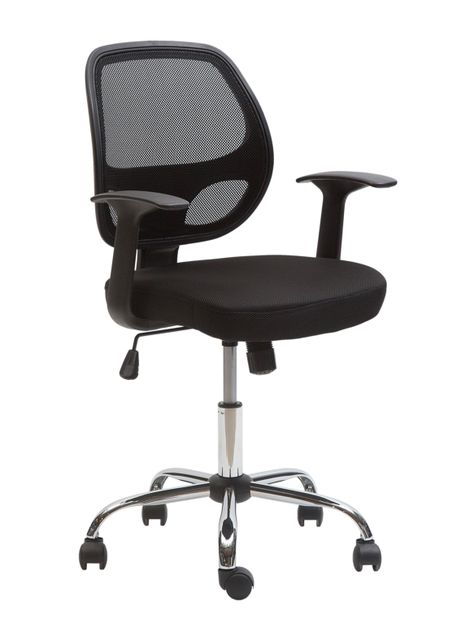 Silla One Sit de Escritorio Genova Reclinable Negro-3