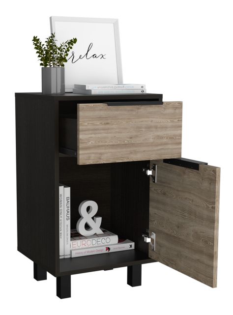 Velador Kaia Z-41 1 Cajón 1 Puerta-2