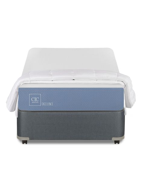 Cama Americana Excellence 1 Plaza x190 cm + Plumón-2