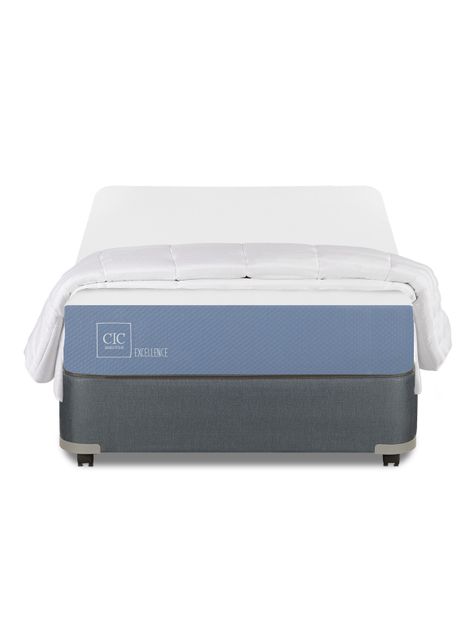 Cama Americana Excellence 1.5 Plazas x190 cm + Plumón-2