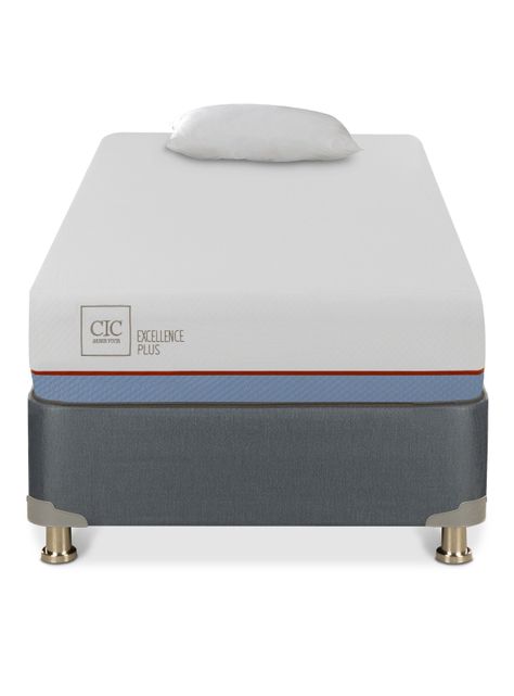 Cama Americana Excellence Plus 1 Plaza + Almohada-2