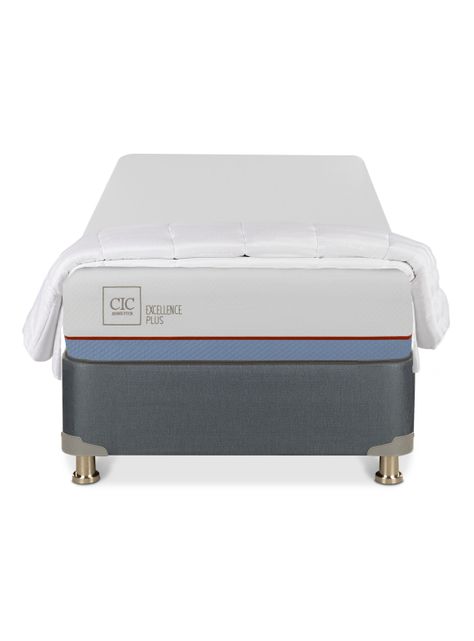 Cama Americana Excellence Plus 1 Plaza + Plumón-1
