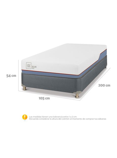 Cama Americana Excellence Plus 1.5 Plazas + Plumón-1