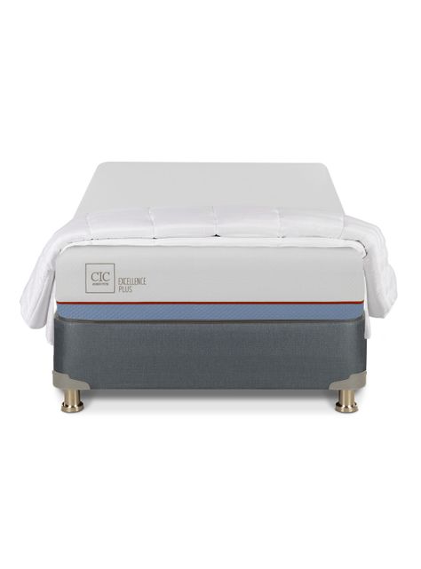 Cama Americana Excellence Plus 1.5 Plazas + Plumón-2