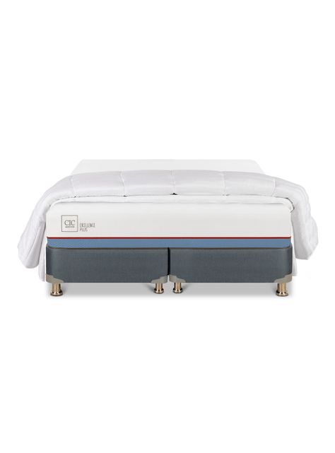 Cama Americana Excellence Plus 2 Plazas Base Dividida + Plumón-2