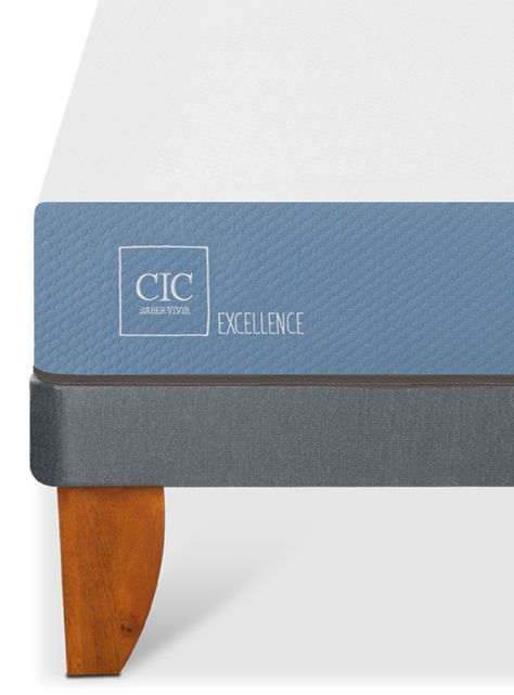 Cama Europea Excellence Full + Almohadas-3
