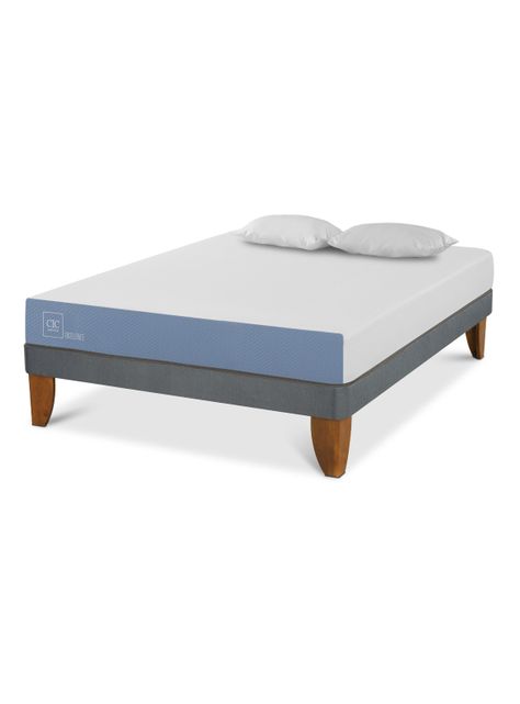 Cama Europea Excellence Full + Almohadas-0