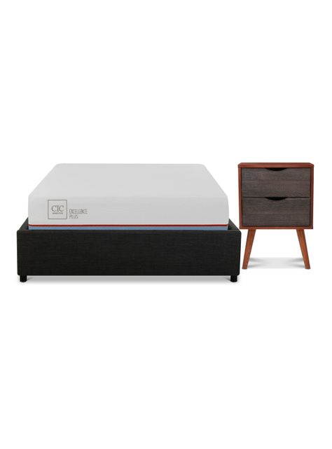 Boxet Excellence Plus 1.5 Plazas + Velador Niger-2