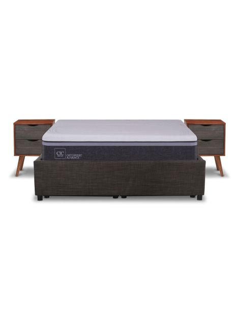 Cama Funcional Space Box Ortopedic Advance 2 Plazas Muebles-0