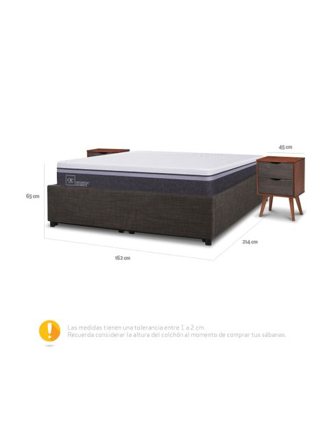 Cama Funcional Space Box Ortopedic Advance 2 Plazas Muebles-1