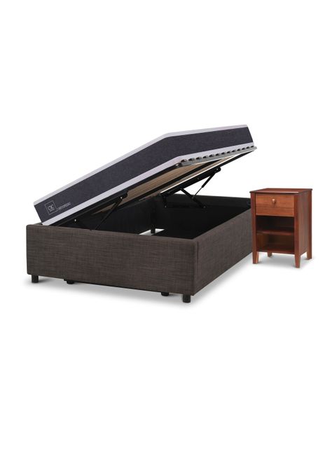 Cama Funcional Space Box Ortopedic 1.5 Plazas New Torino-1