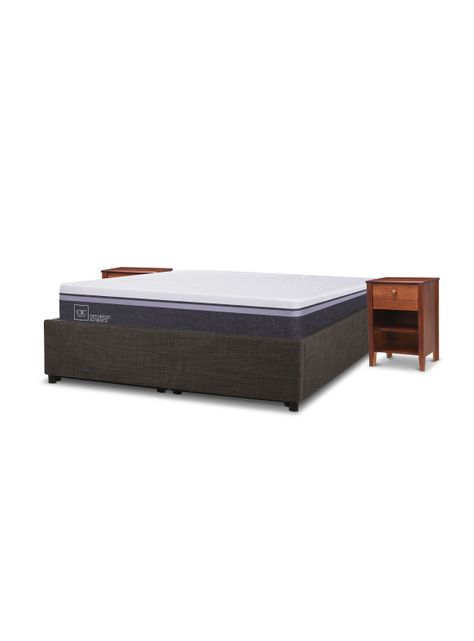 Cama Space Box Ortopedic Advance 2 Plazas + Set Muebles-2