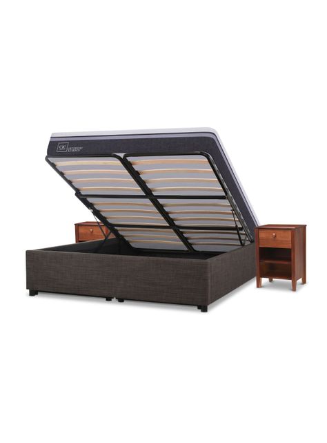 Cama Space Box Ortopedic Advance 2 Plazas + Set Muebles-3