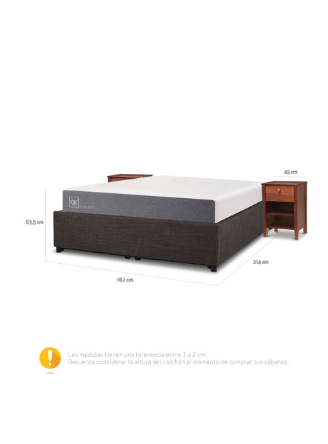 Cama Funcional Space Box Smart 2 Plazas New Torino S-T-1