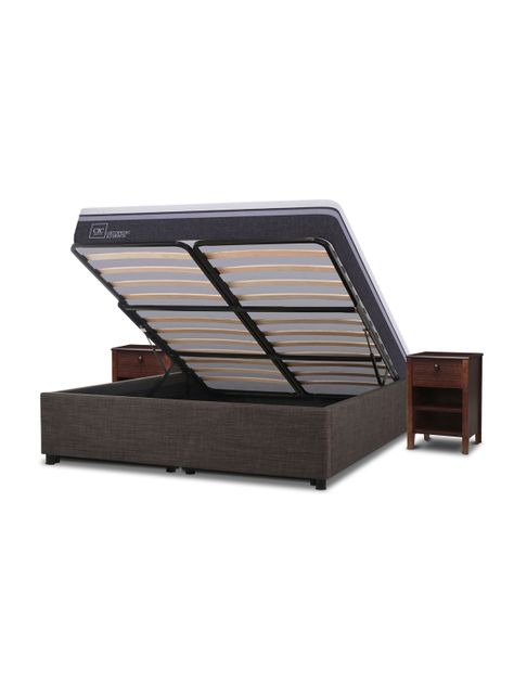 Cama Space Box Ortopedic Advance 2 Plazas + Muebles Torino-3