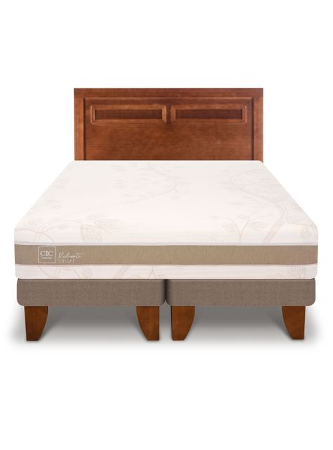Cama Europea Rilassati Infinity King Respaldo Milan-2