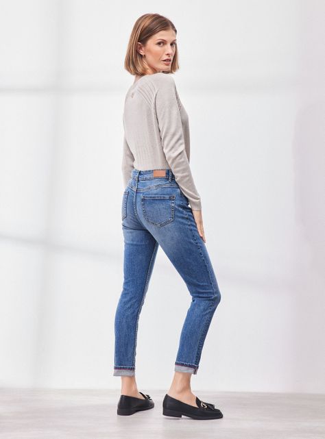 Jeans Bota Ajustada-5
