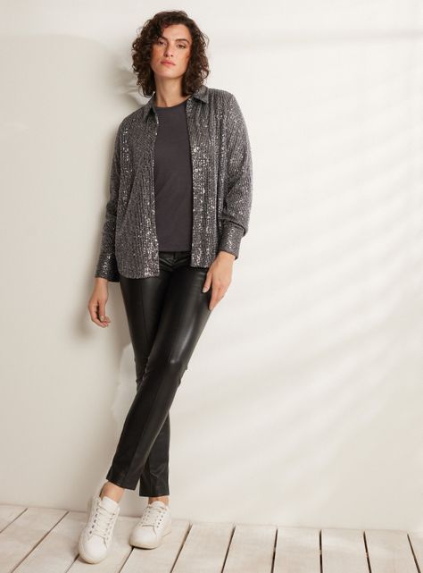 Blusa Lentejuelas Forrada-4