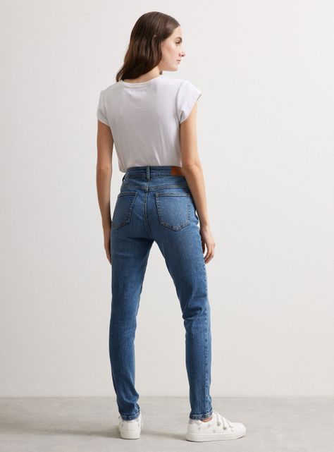 Jeans Skinny Liso Básico-5